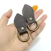 Accesorios Pequeños para Modificación de Bolsos: Bucles Laterales de Cuero, Anillos Colgantes de Cuero con Forma de Hoja, Herrajes para Bolsos