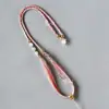 Suministros del Fabricante Cuerda para Collar Tejido Hecho a Mano DIY Multicolor Ágata Jade Cuerda para Suéter con Colgante de Cuerda Cordón
