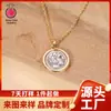 Plata de ley s925 Romana antigua Griega Hércules Hércules moneda antigua collar temperamento senior hacer viejo retro al por mayor