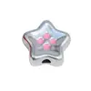 Cuentas Sueltas de Estrella de Acrílico con Agujero para Cadena de Teléfono Móvil Llavero Collar Accesorios para Joyería DIY Venta al por Mayor