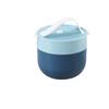 Soup Bowl 304 forro de aço inoxidável selado com tampa à prova de vazamento de micro-ondas aquecimento conveniente punho plástico tigela de louça fabricante