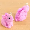 Resina simulación conejo caramelo crema funda de teléfono accesorios caja de papelería material diy accesorios de joyería W241