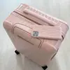 Maleta de Equipaje Color Caramelo Inspirada en Celebridades con Ruedas Universales, Duradera y Resistente a Golpes para Hombres y Mujeres, Maleta de Mano de 20 pulgadas Estuche de Viaje