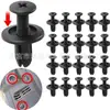 Rebite de plástico pino de pressão para para-lama clipe parafuso de expansão para carro fivela de fixação do revestimento do para-lama diâmetro do furo 8/6 mm