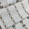 Nuevo Estilo Cuerda de Cáñamo Tejida Dopamina Raya Geométrica Simple Mezcla de Poliéster y Algodón Cortinas Semioscuras Shaoxing Keqiao Cortinas