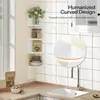 Estantes de pared transfronterizos, paneles de almacenamiento multicapa de tablero de madera y plástico, estantería de pared para esquina, estante triangular de esquina para uso doméstico