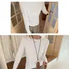 Camada base simples de manga longa, gola redonda, rosa, mistura de lã escovada para mulheres, camiseta lisa de alta qualidade para outono e inverno
