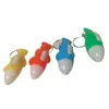 Chaveiro de Brinquedo Plástico Infantil LED Mini Míssil Luz Branca Barraca de Feira Noturna Lanterna Lâmpada Iluminação Pequeno Presente