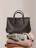 Bolso de Piel Genuina para Mujer Marcel Bags Gran Capacidad la Row Piel de Vaca Capa Superior Bolso de Mano Bolso de Hombro Único para Viajar
