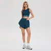 Traje Deportivo Amazon para Mujer, Para Correr por la Mañana, Fitness, Shorts de Tenis Casuales Finos de Verano, Chaleco de Pilates, Ropa de Yoga