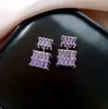 Pendientes Pesados de Mariposa con Zirconia Plateada y Gotas de Agua Pendientes Estilo Corte Retro Pendientes de Moda Versátiles Sentido de Lujo Ligero de Alta Gama
