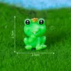 Terrário de musgo, figura de sapo criativa brilhante, decoração DIY de jardinagem, acessórios, pequenos enfeites para carro ou mesa