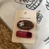 Presilhas de Cabelo Infantis para Meninas, Estilo Desenho Animado, Novo Modelo 2025, Presilhas Bb Super Fofas para Crianças, Acessórios para Bebês Meninas, Grampos e Enfeites de Cabelo