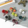 Diadema de flor artificial base Mori accesorios DIY ramillete sombrero de paja mar de flores bola de espinas de erizo de mar ramo pequeño material planta de simulación
