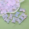 Lazo Acrílico Degradado de Dos Colores Cuentas Hecho a Mano Accesorios para Joyería DIY Gelatina Transparente Cuentas Sueltas Venta al por Mayor