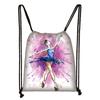 Fornecimento direto da fábrica de poliéster com bolso para balé, bolsa de ombro prática e de grande capacidade para viagem ao ar livre com cordão