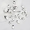 Pujiang Diamante para Uñas Planos Blancos Fondo Plano Diamante Especial Forma Diamante para Uñas Arte de Uñas Diamante Super Brillante K9 Alta Calidad Joyería de Diamante para Uñas Paquete Grande