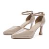 105-5 Sapatos de Salto Agulha Pontiagudo de Temperamento Sexy Sandálias de Salto Alto Vazadas de Uma Palavra Plataforma à Prova d'Água Sapatos Que Não Cansam os Pés