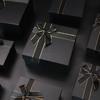 Caja de Regalo Estilo Ins Tiandi Cubierta Caja Vacía Embalaje Caja Ciega Caja de Regalo de Cumpleaños Caja de Papel para Dulces Regalo Lápiz Labial Negro