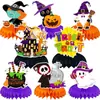 Decoraciones de Mesa de Halloween de 8 Piezas con Formas Lindas de Calabaza y Fantasma, Adecuadas para Decoraciones de Fiesta
