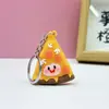 Chaveiro Pingente de Batata Frita Hambúrguer Desenho Animado Criativo Cola Macia Simulação de Comida e Brinquedo Presente Sorteio Infantil Atacado