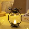 Velas electrónicas creativas nuevas transfronterizas lámpara de queroseno retro nostálgica lámpara de poni lámpara de viento LED portavelas artesanía regalos