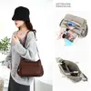 Bolso de Nylon Transfronterizo de Moda para Mujer de Gran Capacidad Bolso Cruzado Otoño 2025 Nuevo Ligero Bolso para Madre Bolso de Hombro para Mujer