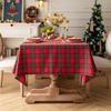 Mantel a cuadros retro americano simple de alta gama mantel para mesa de comedor tela de fondo para fotos de Navidad mantel para mesa de té mantel de picnic