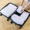 Bolsa de Lavandería Gruesa con Cremallera Gris Malla Fina Malla Gruesa Bolsa de Lavandería Lencería Sujetador Ropa Bolsa de Malla Bolsa Protectora para Prendas