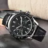Novo Relógio Esportivo de Luxo Masculino Tiger Quartzo Aço Inoxidável À Prova D'água Seis Ponteiros Relógio de Pulso da Moda Fabricante Atacadista