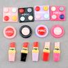 Cosméticos Modernos Batom Mac Miniatura Material Resina Acessórios Cola Cremosa Capa de Celular DIY Acessórios de Cabelo Presilha Bb