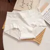 Calzoncillos tipo bóxer versátiles de algodón puro con estampado de lunares florales, Ropa interior de algodón 100% para mujer de cintura media, Ropa interior con entrepierna 10A, Amigable con la piel