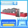 O tipo tipo máquina do túnel do túnel do equipamento de aquecimento da caixa do almoço da micro-ondas da refeição do grupo do estudante 30KW pode ser conectado à linha de distribuição da refeição