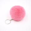 Preço de Fabricante Chaveiro Bola de Pelo Sintético 8cm Imitação Pelo de Coelho Chaveiro de Bolsa Pingente Carro Feminino