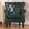 Decoración de habitación americana silla de cigarro sofá individual simple retro europeo habitación apartamento pequeño balcón persona perezosa lujo ligero