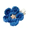 Grampo de Cabelo Flor de Lã Tricotada Novo de Inverno para Mulheres, Presilha Lateral Doce e Fofa, Grampo de Cabelo de Pelúcia, Presilha Retrô para Franja