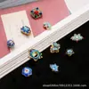Estilo Antiguo Aleación Goteo de Aceite Pasador Cadena de Cuentas Cuentas Sueltas Accesorio para el Cabello Hanfu Materiales y Accesorios Hechos a Mano Bricolaje Venta al por Mayor