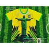 Atacado Camisa do Brasil Edição Especial Série Uniformes de Futebol Manga Curta Adulto