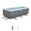 Piscina Inflable Bestway para Uso Doméstico de Adultos y Niños, Estanque de Peces para Exteriores, Piscina Grande para el Hogar con Estructura de Marco
