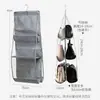 Bolsa Pendurável de PVC Transparente Multiuso Tecido Não Tecido Armazenamento para Sala de Estar Bolsa Pendurada Bolsa de Armazenamento Montada na Parede do Banheiro