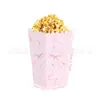 Traje de Fiesta con Lazo Rosa Vajilla de Cumpleaños para Niña Taza de Papel Desechable Servilleta Mantel Individual Charola de Papel Decoración de Fiesta