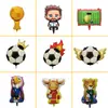Nuevos Globos Transfronterizos para el Mundial 2026 Decoraciones con Forma de Balón de Fútbol Decoraciones de Camisetas Suministros para Fiestas de la Eurocopa