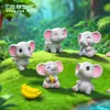 Novo Elefante Pequeno Dods Micro Paisagismo Jardinagem DIY Decoração de Paisagismo Acessórios Fofo Elefante Pequeno Dods Ornamento de Resina para Desktop