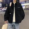 Chaqueta para Hombre Primavera y Otoño Marca de Moda Estilo Japonés Cuello de Camisa Suelto Ropa de Trabajo Moda Masculina Chaqueta Casual de Otoño