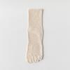 Calcetines sin dedos para mujer de verano de algodón puro fino de media caña absorbe el sudor antibacterianos antiolor antipilling calcetines de dedo para mujer