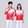 Conjunto Esportivo 2022 Masculino e Feminino Primavera e Outono Solto Casual Roupas Infantis Manga Longa Cardigã Roupas de Corrida Conjunto de Duas Peças