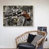Suministro de fábrica transfronterizo núcleo de pintura decorativa de bala de pistola pintura colgante de pared de fondo de sala de estar moderna pintura en lienzo póster