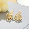 Prato de Incenso para Mosquitos Distintivo Clipe de Orelha Brincos Femininos Sem Furos nas Orelhas Estilo Frio Elegante Brincos de Estilo Francês com Clipe de Cartilagem da Orelha Femininos em estoque