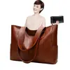 Bolsas para Mujer 2024 Nuevas Bolsos Versátiles, Bolsos de Hombro, Bolsos Tote, Bolsos Grandes Simples de un Solo Hombro