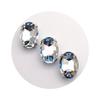 Oval Quatro Garras Strass Costurado à Mão Acessórios para Roupas de Strass/Acessórios de Joias Vestido de Noiva Vestido de Festa/Acessórios de Cabeça/Grampo de Cabelo Faixa de Cabelo